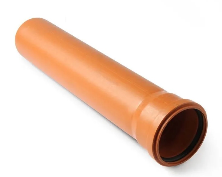 Труба канализ. D110x0.5м рыжая
