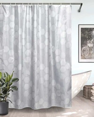 Шторка BATH Fantasy Hive 180х180 ( GREY) ch-21306
