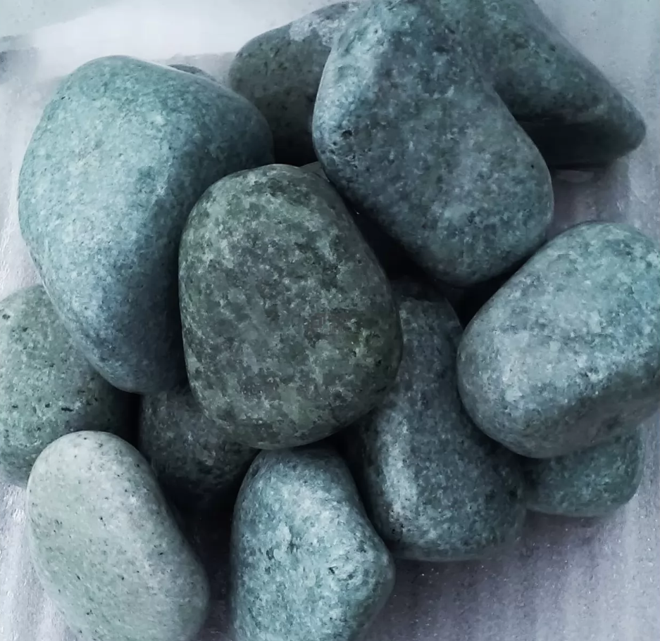 Камни для бани Жадеит 10 кг галтованный