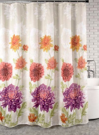 Шторка BATH AUTUMN chrysanthem (multi) 180x180