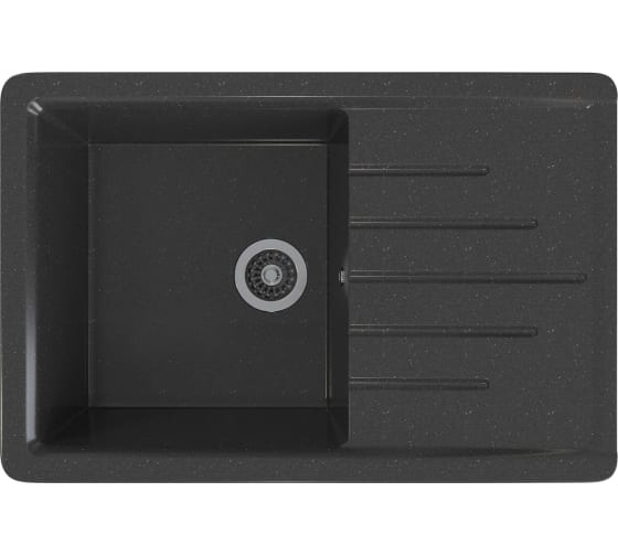 Мойка ML-GMS07 Стандарт с крылом  750*495*190мм песочный (302))