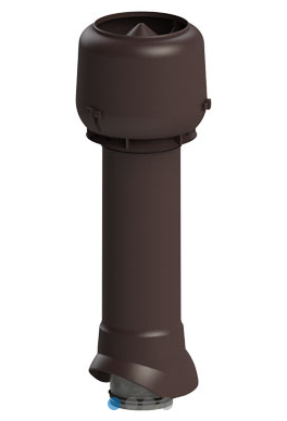 Вентиляционный выход D=125/160/700mm с колпаком ТР-85.125/16/700 темно-коричневый