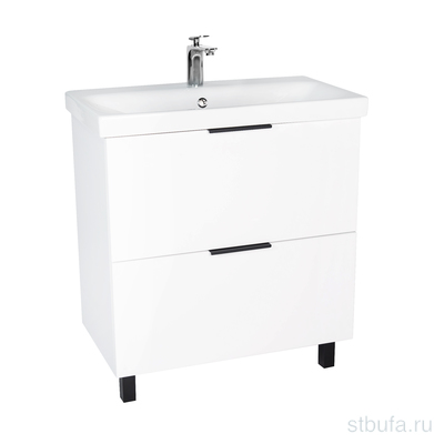 Умыв+Подст. Берлин 60  2 ящ. белый  (MODUO)