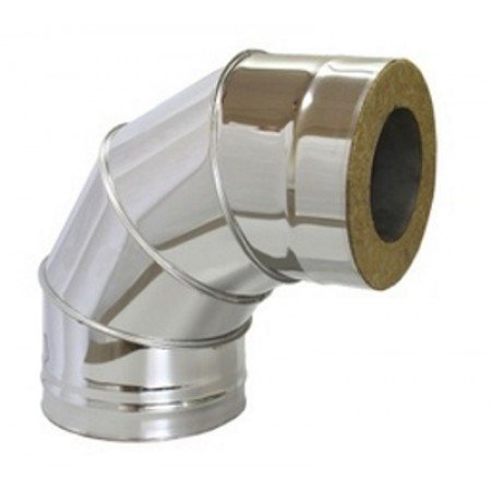 Угол Н Сэндвич 90 D120/200 нерж 0,5/нерж 0,5